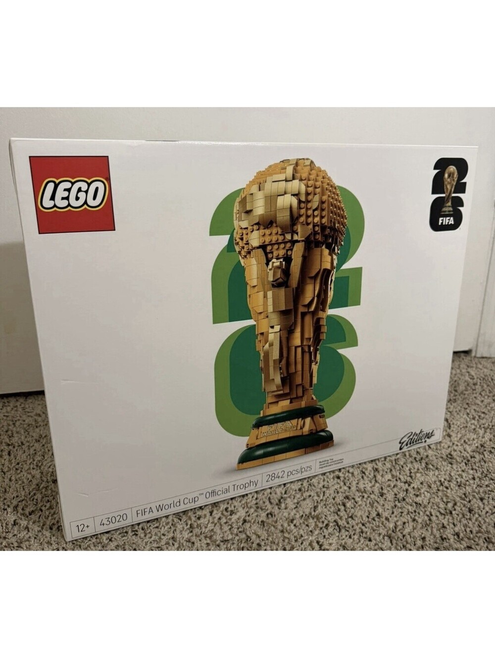 LEGO Editions FIFA World Cup Official Trophy Building Set 43020